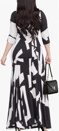 Maxi Dresses for Women Long Dress Casual V-Neck Loose Prom Dresses All Seasons