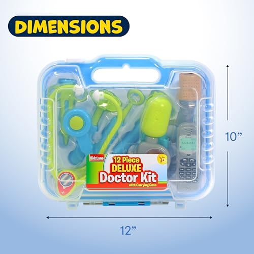 Kidzlane Doctor Kit for Kids - Kids Doctor Playset with Electronic Stethoscope - Kid Doctor Play Set - Pretend Play Doctor...
