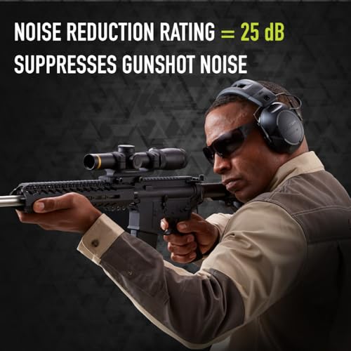 Peltor Sport Tactical 500 Bluetooth Hearing Protection Ear Muffs, 25 dB Noise Reduction Rating, Electronic Hearing Protect...