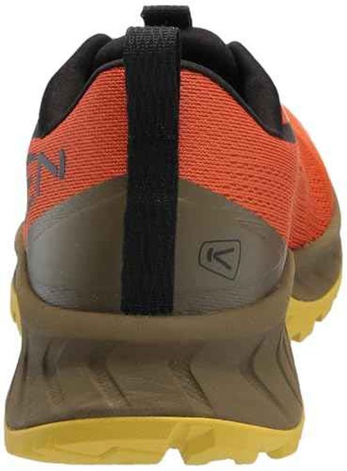 KEEN Men's Versacore Speed Breathable Vented Comfortable Hiking Shoes, Gold Flame/Antique Moss, 9