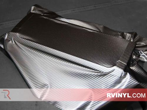 3M 2080 Series CF12 Black Carbon Fiber - 5ft x 1ft - 5sq ft - Dual Cast 3D Weave Embossed Vinyl Car Wrapping Film - Vehicl...