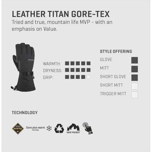 Dakine Leather Titan Gore-TEX Gloves