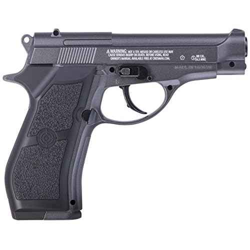Crosman PFM16 CO2-Powered Full Metal BB Air Pistol, Silver