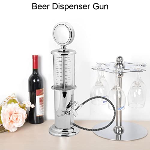 Joyzan Gas Pump for Drinks, 1000cc Single Beer Dispenser Mini Alcohol Liquor Keg Wine Station Soft Beverage Whiskey Decant...