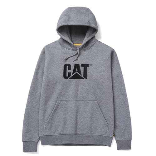 Caterpillar Men's Trademark Hoodies with Embroidered CAT Front Logo, S3 Cord Management System, and Pouch Pocket