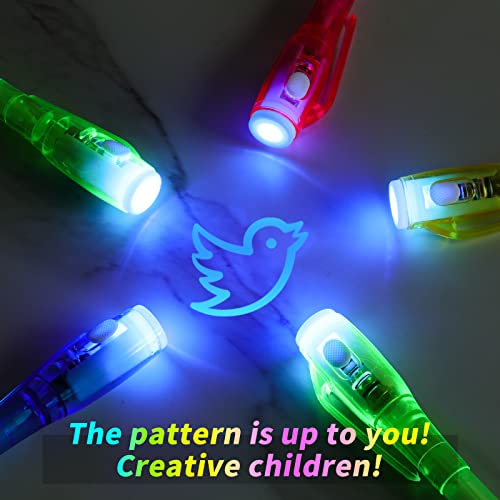 ENJOCASES 30 Pieces Invisible Ink Pen with UV Light Spy Pen Magic Marker Party Favors for kids 8 12 years Birthday Gifts C...