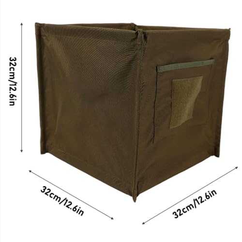 ZEMBSOYA Throw Line Cube Bag, Easy Folding Arborist Throw Line Storage Portable Climbing Rope Organizer Basket for Tree Wo...