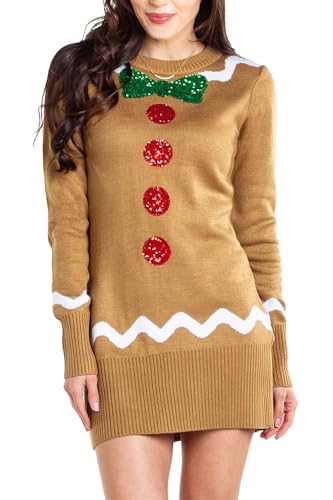 Tipsy Elves Christmas Sweater Dresses for Women - Cute Winter Themed Dresses - Instant Holiday Outfits