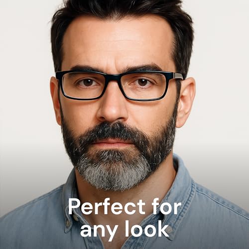 Gaoye Reading Glasses Men - Blue Light Blocking Lenses, TR90 Frames, UV400 - Eyeglasses with Clear Vision
