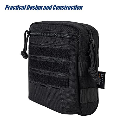 Dotacty Tactical Belt MOLLE Pouches w/Rotatable Clip Phone EDC Gear Utility Duty Pack Gadget Small Tool Wasit Carry Bag fo...