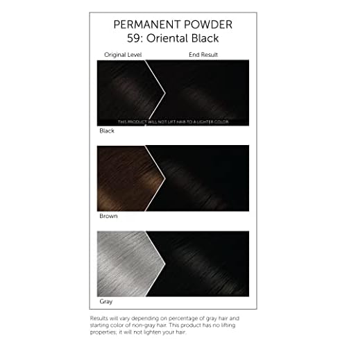 #59 Oriental Black Bigen Permanent Powder - 3 Pack