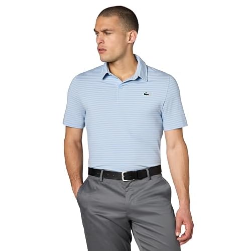 Lacoste Men's Sport Regular Fit Uv Protect Golf Polo Shirt
