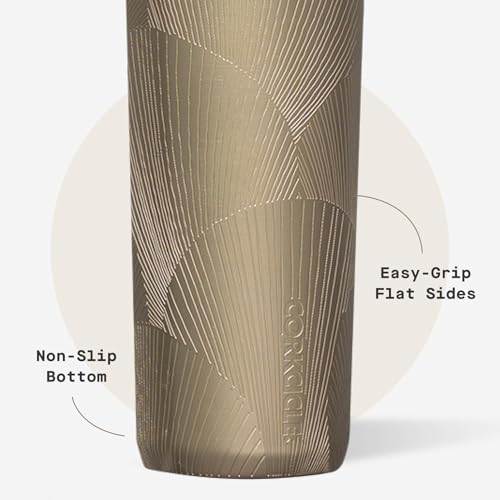 Corkcicle Cocktail Shaker - Triple-Insulated Stainless Steel - Leak-Proof Lid with Built-In Strainer - Non-Slip Bottom - S...