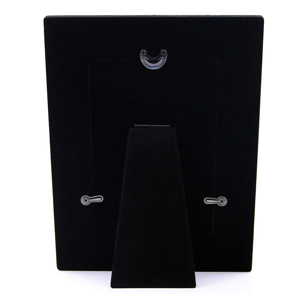 Haysom Interiors Beautiful Two Tone Silver Plated 55th Anniversary 4" x 6" Picture Frame with Black Velvet | Unique and Thoughtful Gift Idea