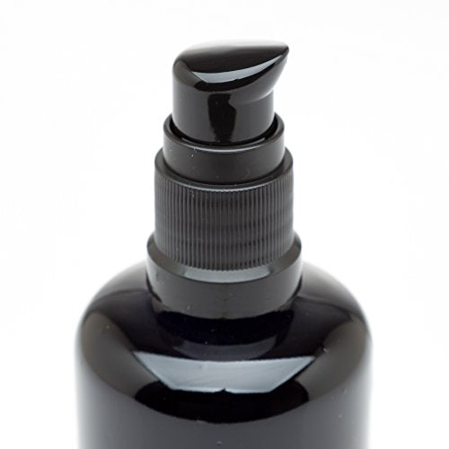 Infinity Jars 100?ML Black Ultraviolet Glass Bottles Airtight, Leak-Proof, Smell-Proof Screw-Top Containers for Essential Oils, Perfume, Lotion, Travel Storage, Reusable 7 Bottles Variety Pack