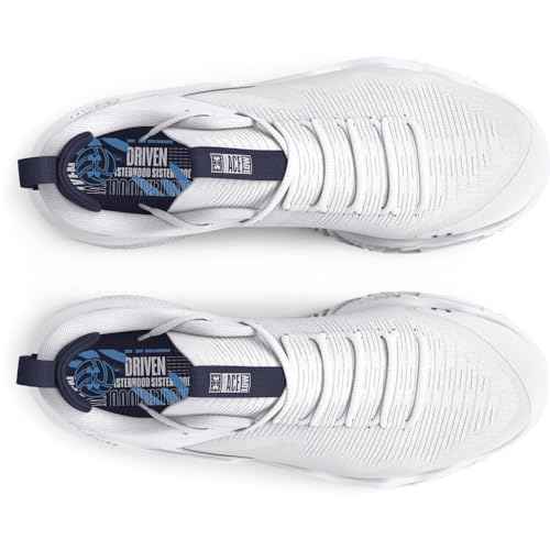 Under Armour Women's Flow Ace Low, (101) White/White/Midnight Navy, 11.5, US