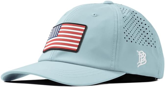 Branded Bills Old Glory PVCPerformance, Lightweight, Comfortable Baseball Cap