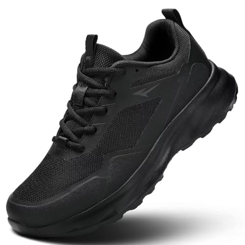 Mens Trail Running Shoes Fashion Walking Hiking Non Slip Sneakers Tennis Cross Training Outdoor Casual Workout Trainers