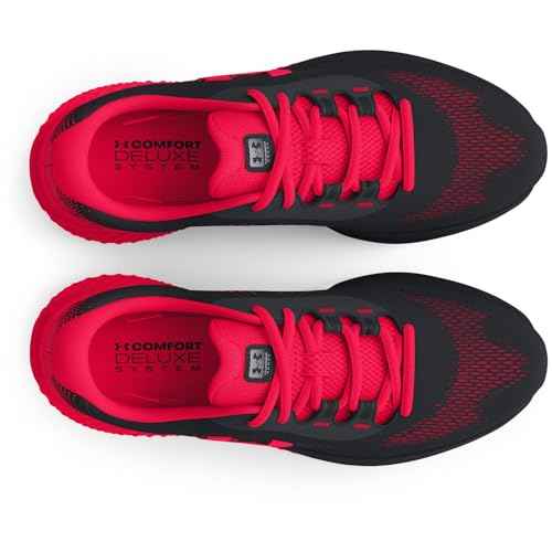 Under Armour Men's Charged Rogue 4, (003) Black/Red/Red, 11, US