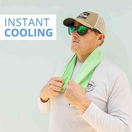FROGG TOGGS Chilly Pad Pro Soft Microfiber Instant Cooling Towel, Machine Washable
