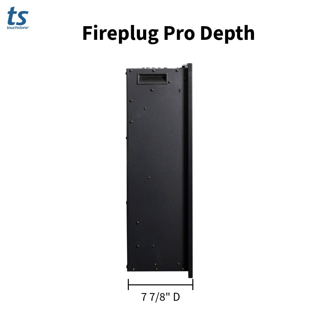 Touchstone Fireplug 33" Electric Fireplace Insert for Existing Masonry Fireplaces | 6 Flame & 13 Ember Colors | Alexa & WiFi Compatible | 1500W Heater