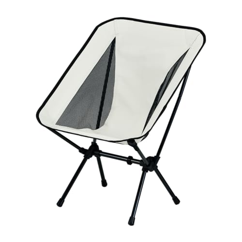 Lightweight Portable Essential Folding Camping Chair,Sturdy with X-Frame,120kg Capacity,Foldable with Carry Bag,Quick Setu...