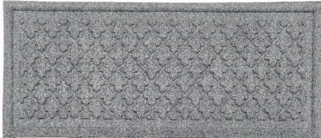 Artisan Entry Indoor Mats for Entryway, Durable & Easy to Clean Tray for Boots, Anti-Slip & Water-Resistant for Front Room, Made in The USA, 15" x 36", Slate, by Mats Inc.
