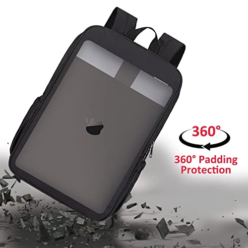 MAXTOP Deep Storage Laptop Backpack with USB Charging Port[Water Resistant] College Computer Bookbag Fits 15 Inch Laptop B...