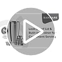 Oggi Jumbo Cocktail Shaker 60 oz - Stainless Steel Construction, Built in Strainer - Ideal Large Cocktail Shaker for Parti...
