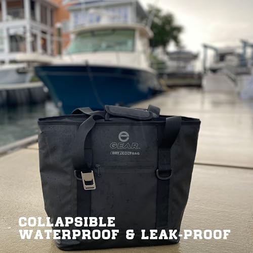 Enthusiast Gear Dry Bag Cooler Tote – Collapsible, Waterproof and Leak-Proof Soft Sided Cooler Bag - Pool, Beach - 20 or 3...