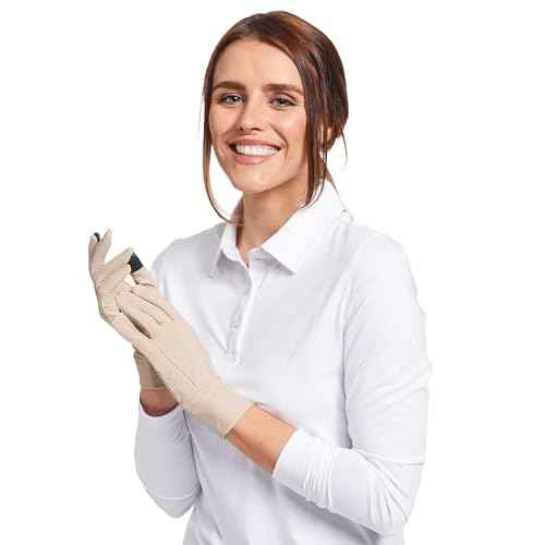 Solbari Women¡¯s Driving Gloves UPF 50+ Sun Protection, UV Shield for Hands & Touchscreen-Compatible for Commutes & Traveling
