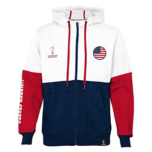Outerstuff Men's FIFA World Cup Country Contrast Panel Fleece Hood