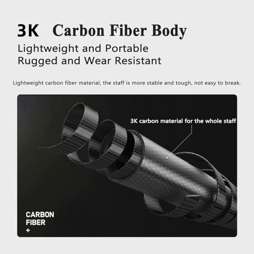Carbon Fiber Hiking Poles 2pcs, Collapsible Nordic Trekking Poles,Cork Handle Ultralight Folding Walking Sticks, Hiking St...
