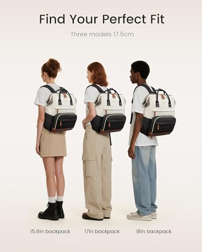 LOVEVOOK Laptop Backpack for Women, 15.6 Inch Work Business Backpacks Purse With Large Capacity, Waterproof Nurse Bag Coll...