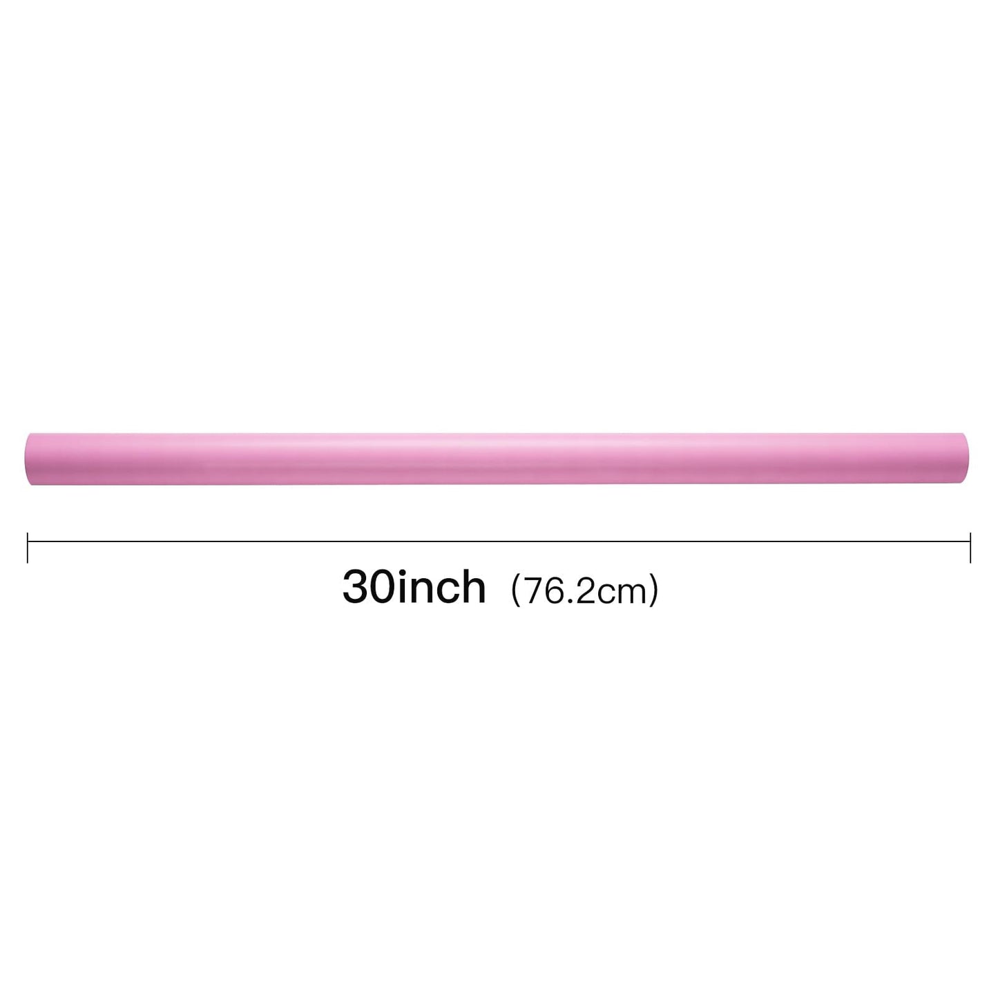 RUSPEPA Reversible Wrapping Paper Roll, for Girls Jumbo Roll, Pink White Stripe and Solid Pink Gift Wrap for Baby Shower, Birthday, Valentine's Day, Wedding, Bridal Shower, 30 Inches x 32.8 Feet