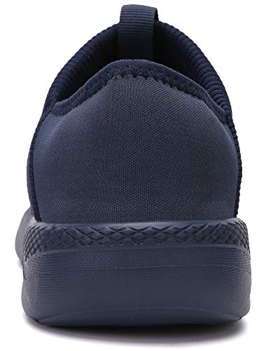 KUBUA Slippers for Men and Womens Indoor House Shoes Plush Slip on Outdoor Garden Loafers