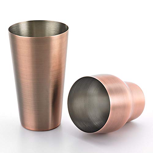 Barfly Cocktail Shaker Set, 24oz (700 ml), Antique Copper