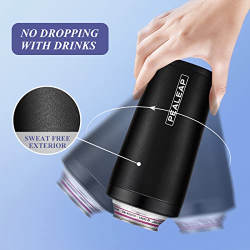 4 in 1 Insulated Slim Can Cooler for 12 OZ Cans and Beer Bottle - Keep 8 Hours Cold, Easy to Hold - Stainless Steel Can Ho...