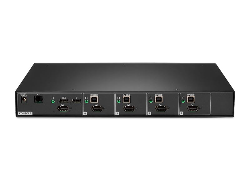 Vertiv Avocent Cybex Sc800 Secure Desktop Kvm Switch, Single Head Monitor, 4 Port, Universal Displayport, Common Access Card (Ca