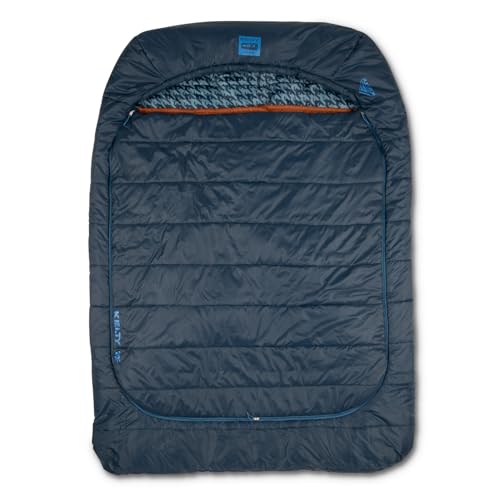 Kelty Tru.Comfort Doublewide 20 Degree Sleeping Bag – Two Person Synthetic Camping Sleeping Bag for Couples & Family Camping