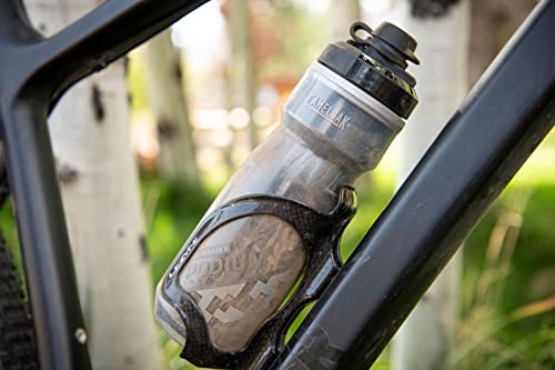 CamelBak Podium Dirt Series Chill Insulated Mountain Bike Squeeze Water Bottle White, 21oz
