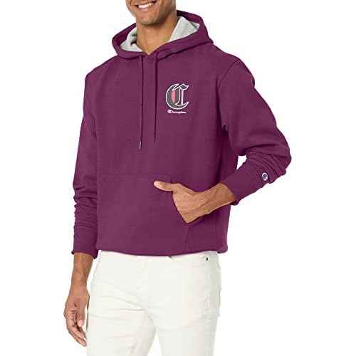 Champion Men's Powerblend Fleece Hoodie, Old English C