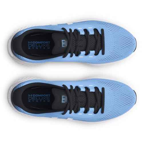 Under Armour Women's Charged Rogue 4, (401) Horizon Blue/Black/White, 6, US