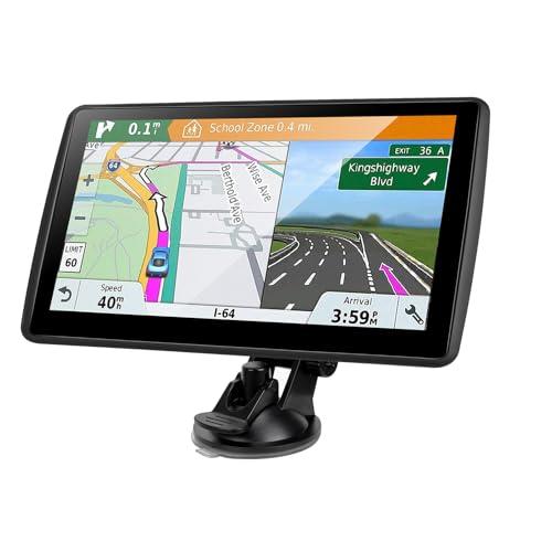 GPS Navigator for Car Truck RV, 2026 Latest Maps, 7-inch Touch Screen with Voice Guidance, Speed Limit & Red Light Camera ...