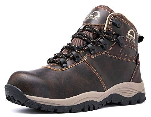 Brown Oak Womens Waterproof Lightweight Trekking Camping Backpacking Shoes Work Hiking Boots