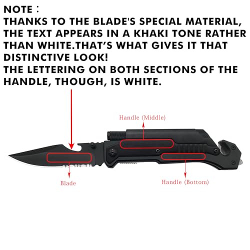 CHELONIAN Personalized Gifts for Men,Engraved Pocket Knife with 6 Functions,Custom Gifts for Dad,boyfriend,Husband