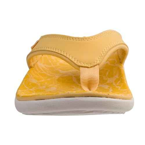 Spenco Women's Yumi Reflection Flip-Flop, Cornsilk, 7