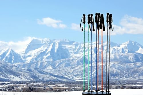 GOODE Carbon Neutral Ski Poles – Ultra-Lightweight & Durable Eco-Friendly Composite – High-Performance Shock Absorbing Dow...
