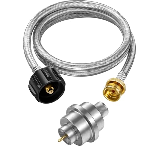 Propane Adapter Hose and Propane Fuel Filter Set, for Mr. Heater Buddy, Big Buddy & Portable Buddy Heater, Buddy Heater Ac...