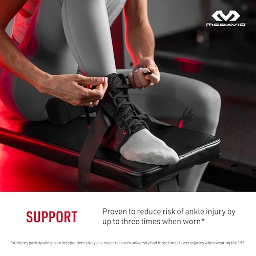 McDavid Ankle Brace Ultralight for Sprained Ankle, Figure 8 Ankle Braces, Lace up Ankle Brace, Ankle Braces for Men and Wo...